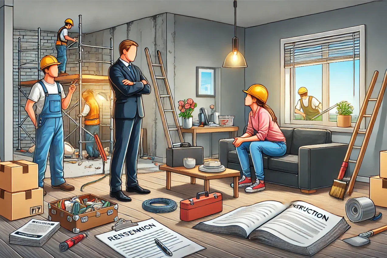 Droits du locataire en cas de gros travaux